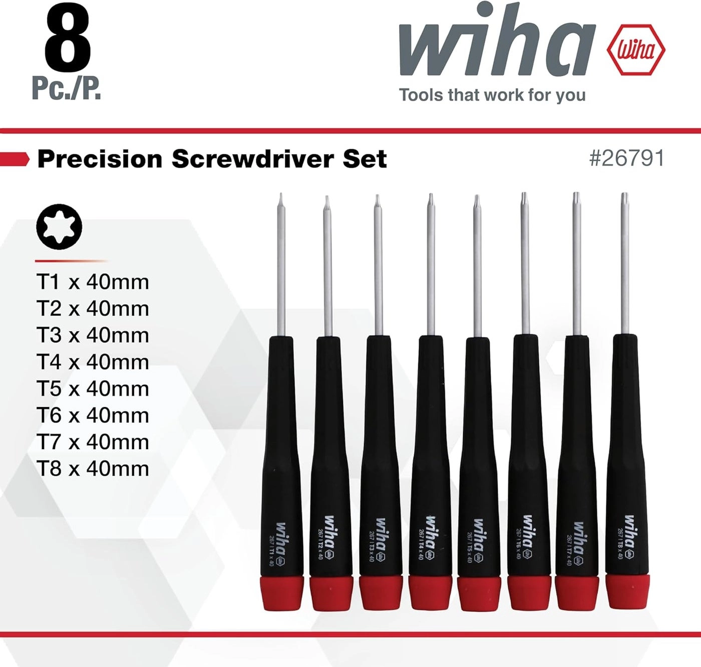 26791 - Torx Screwdriver Set (8 Pcs)