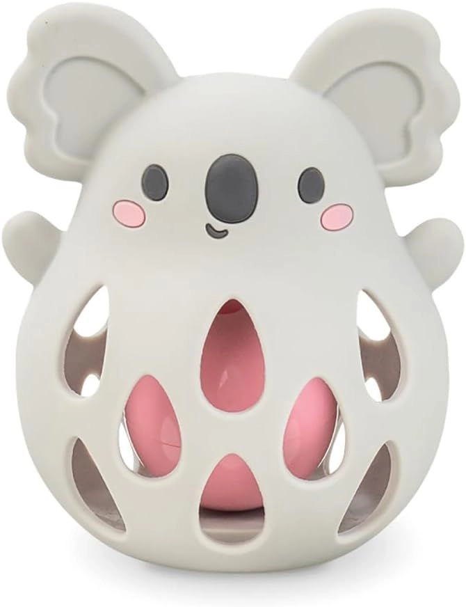 Silicone Rattle - Koala - 0 + silicone