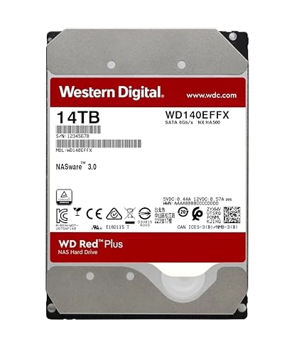 WD Red 3.5" 5400rpm 512 MB SATA 6Gb/s (WD140EFFX) - 14TB