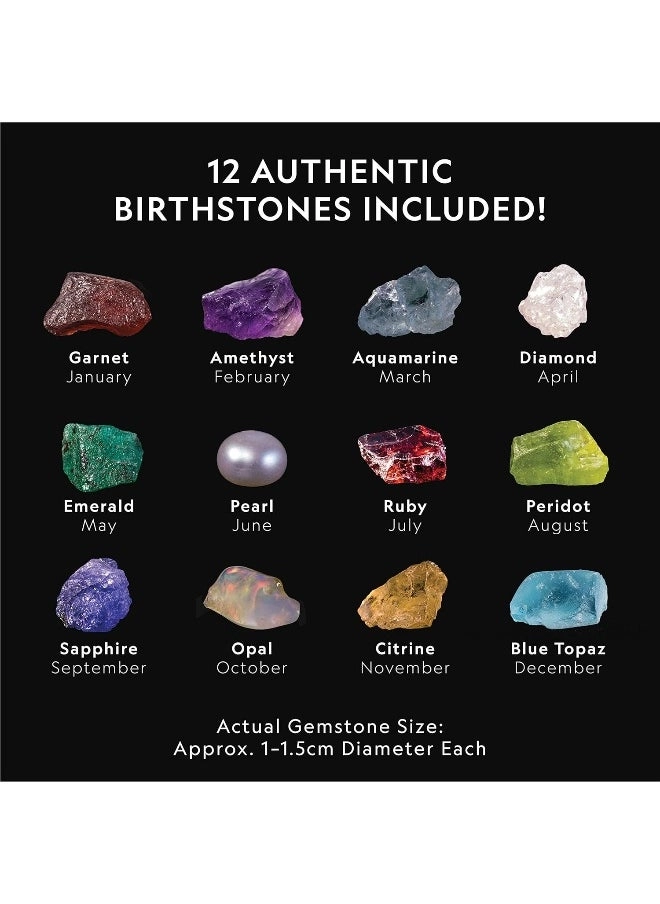 National Geographic Birthstone Dig Kit - 12 pieces