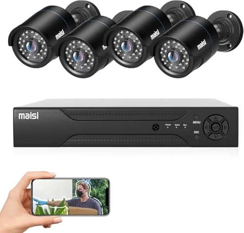 1080p DVR - 8 Channel + 2MP Outdoor/Indoor Bullet Camera - 4pcs