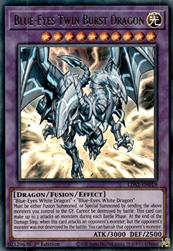 Blue-Eyes Twin Burst Dragon LDS2-EN019 - English 1st Edition