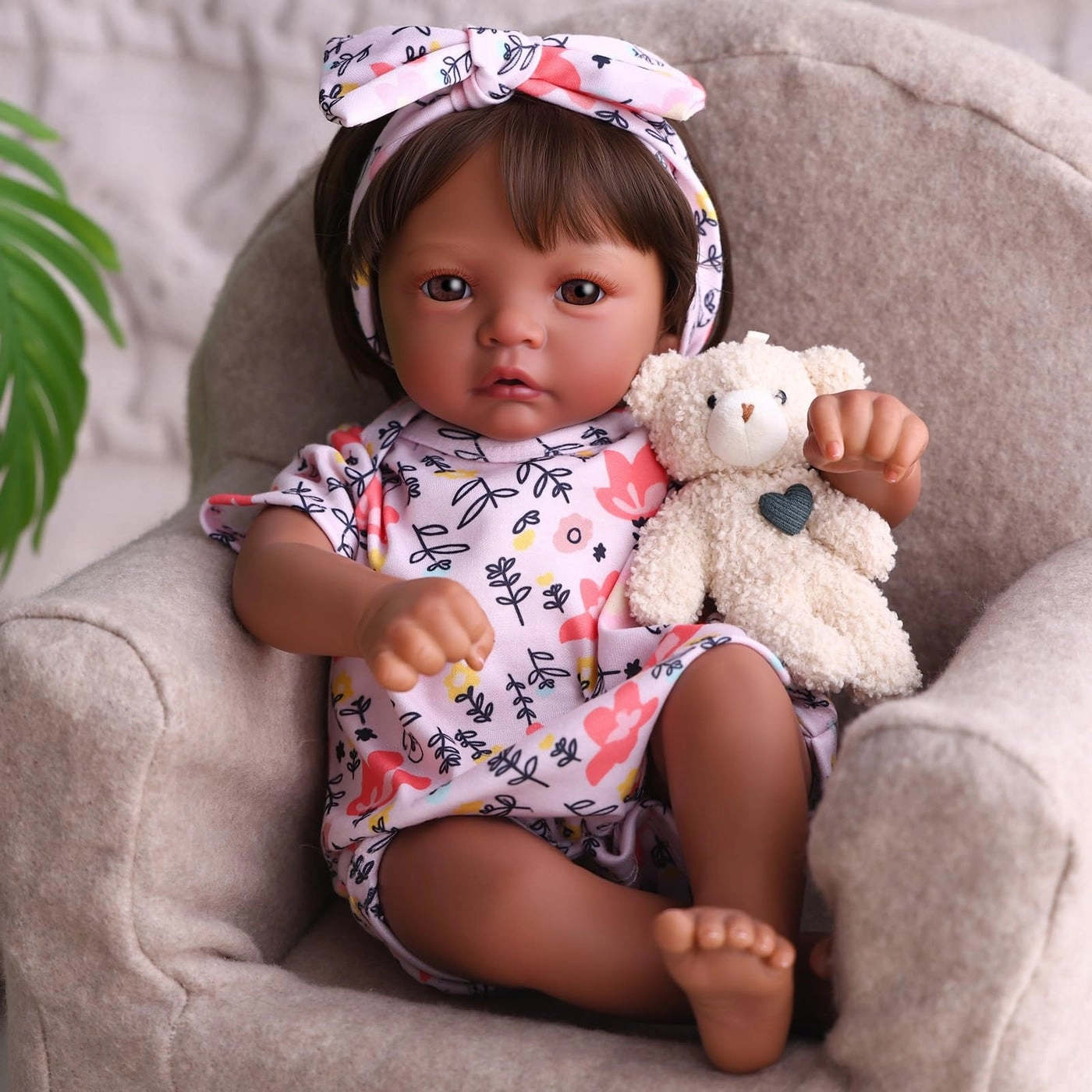 Reborn Baby Doll - 17 Inch Vinyl Cotton Girl Ages 3+