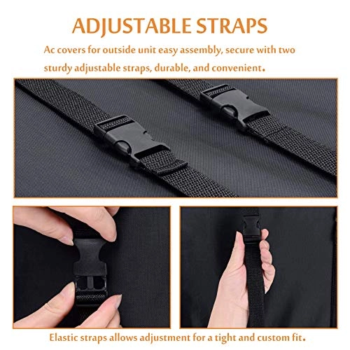 Window Air Conditioner Cover - Fits Most 12,000 - 15,000 BTU Window Air Conditioner Units.