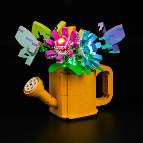 31149 Flowers in Watering Can - USB Battery 5V