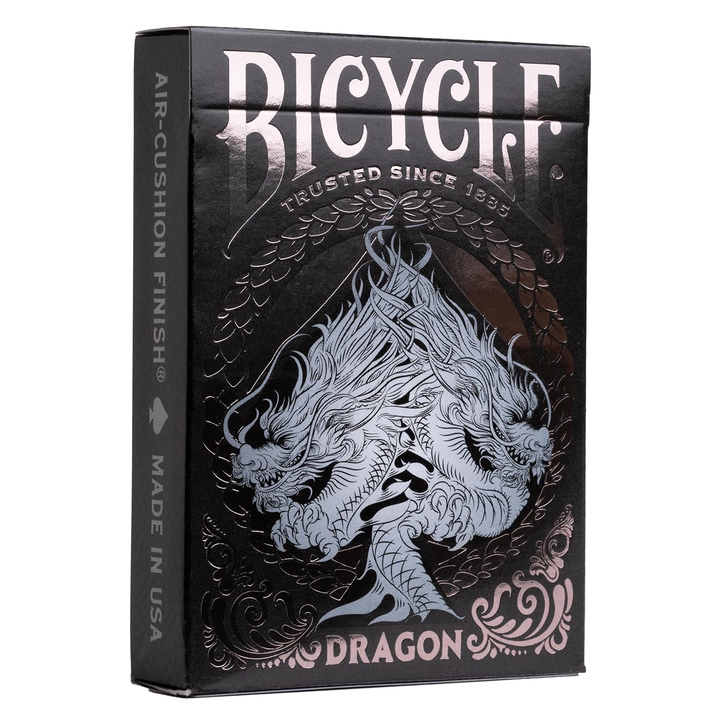 Bicycle Playing Cards - Dragon - Silver Foil Air Cushion Finish