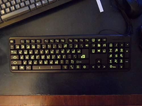 Vietnamese Keyboard Stickers - Fluorescent Inlays Large Symbols