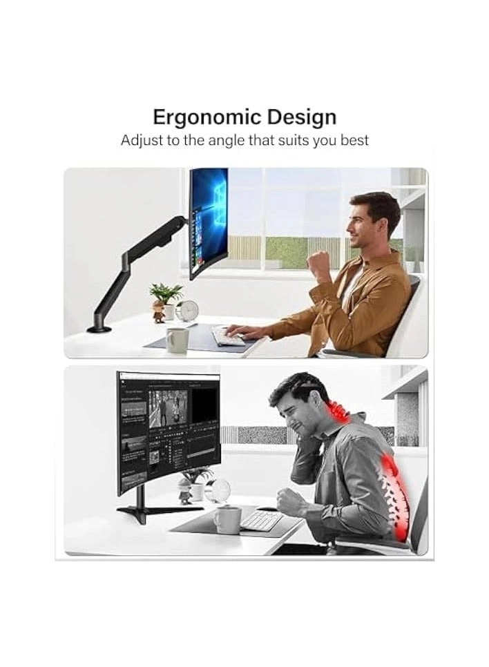 Monitor Mount Arm - Single 20 to 32 inches 75x75mm and 100x100mm