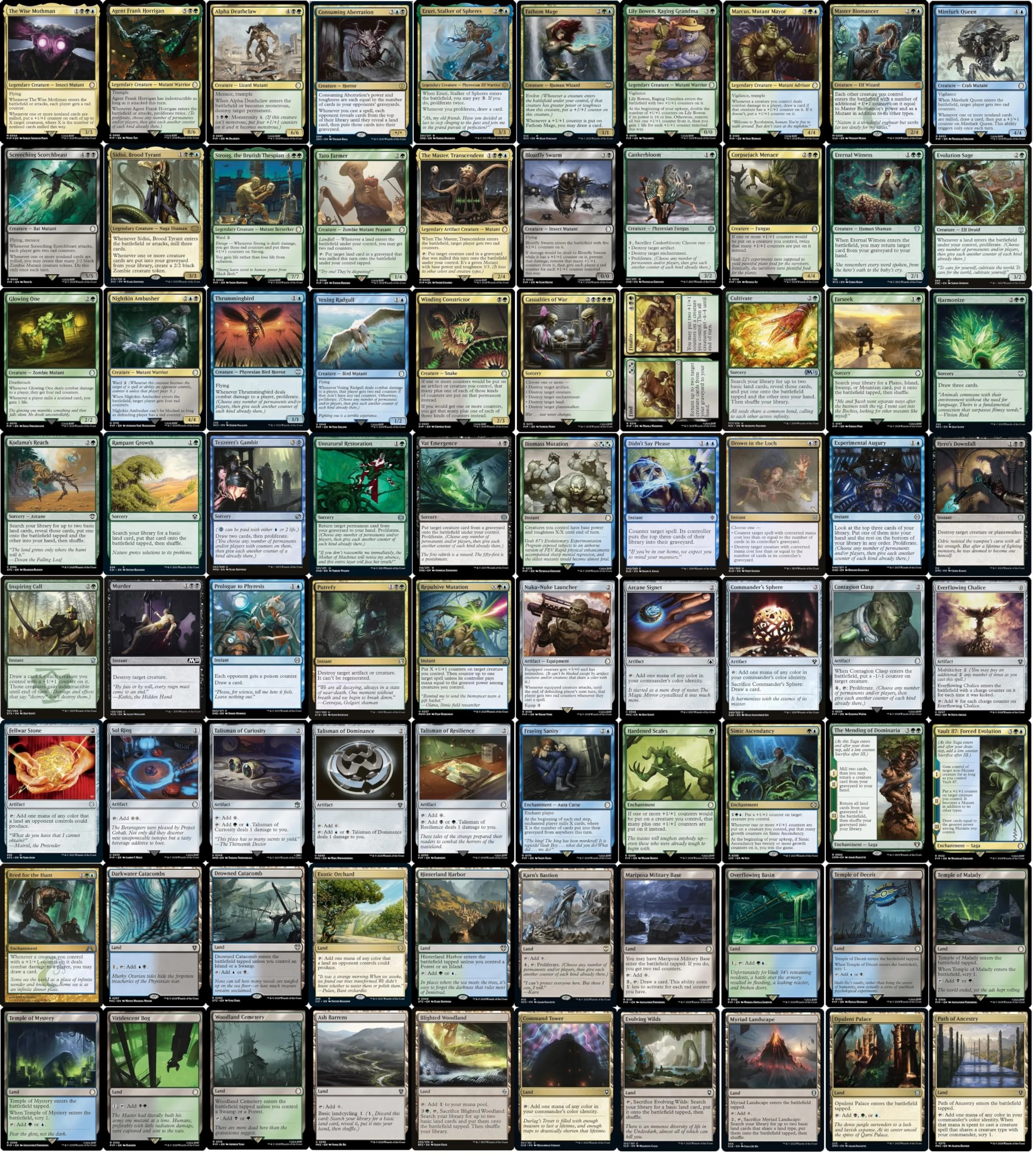 MTG Decks & More Wise Mothman - Commander Sultai 100 Card