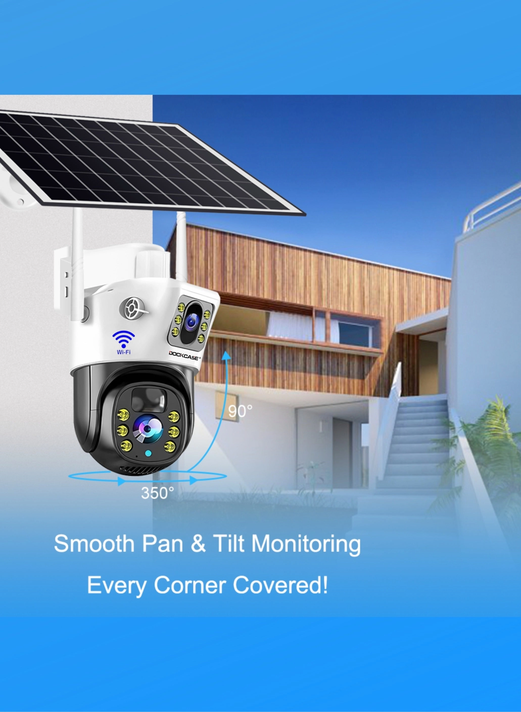 Indoor/Outdoor Security Solar Camera 4MP