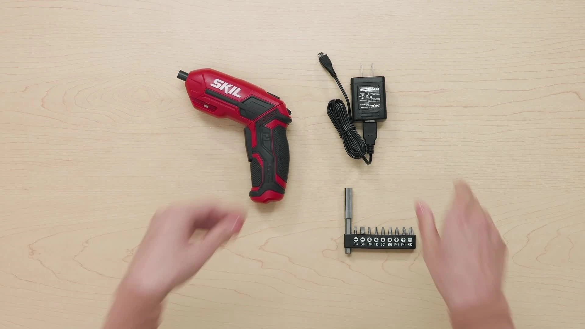 4V Pivot Grip Screwdriver - 4V Rechargeable Cordless