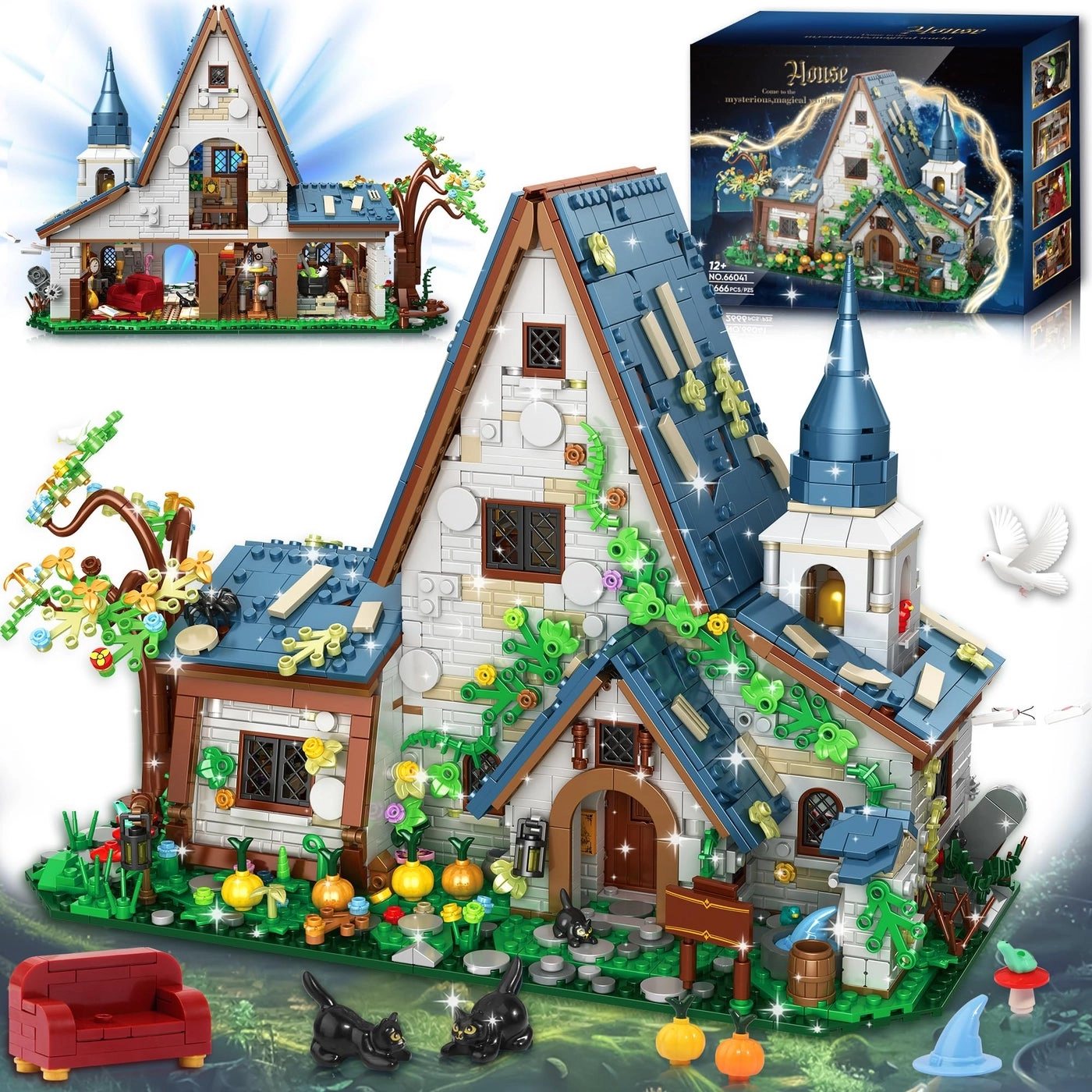 Magic Stone House - 2666 pcs