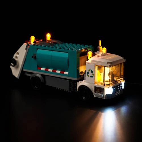 LED Light Kit - Compatible with Lego City Recycling Truck 60386