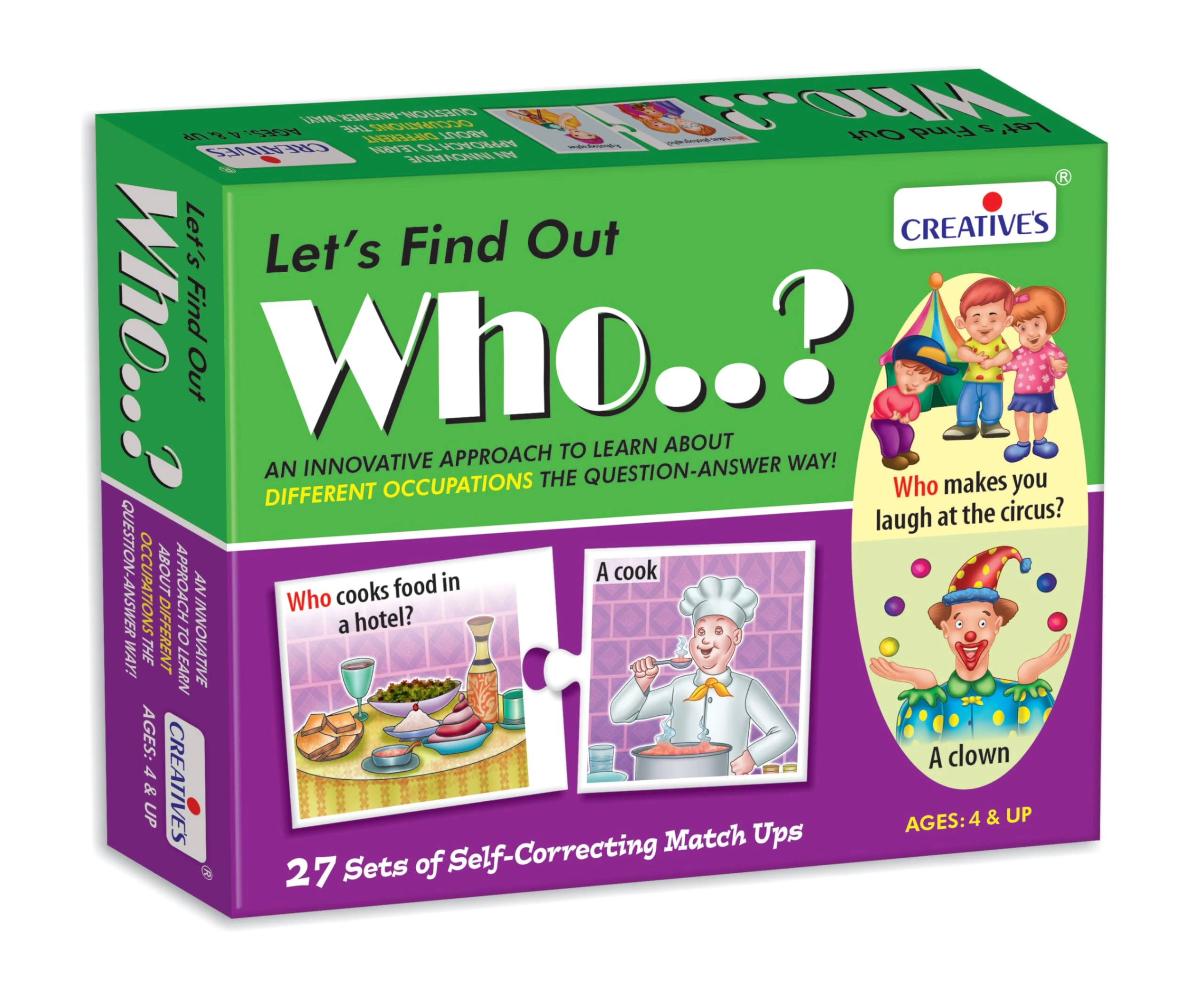 Creative's Let's Find Out- Who - 4 - 6 years 40 pieces