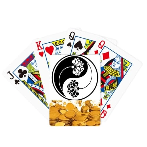 Yin-yang Flower - Gold Playing Card