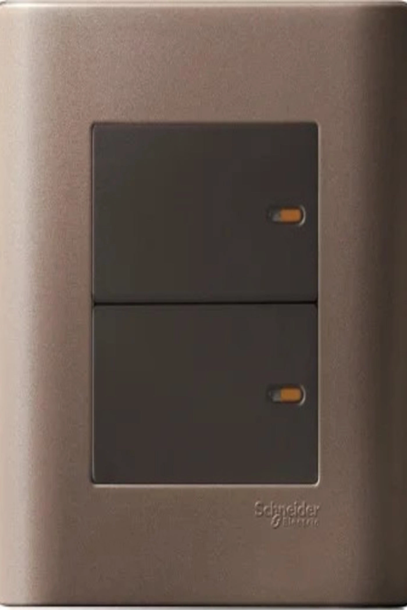 Schneider Electric Zencelo 16AX 2-Gang 1-Way Switch - Full-Flat Ondicator