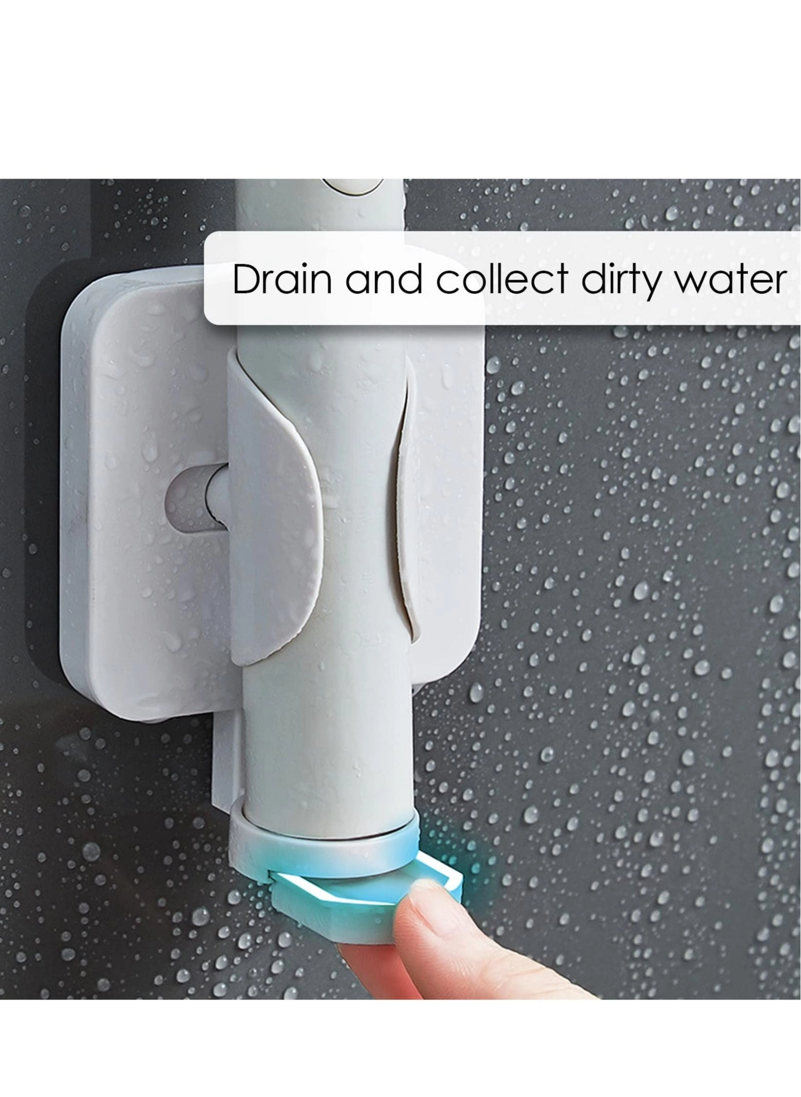 Electric Toothbrush Holder - Any toothbrush and electric toothbrush heads Wall-Mounted