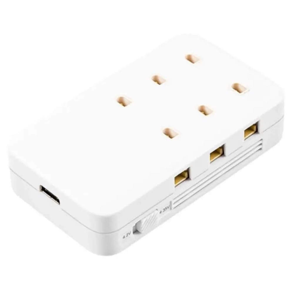 XsidY1011 6 Port Battery Charger - 1S Quick Charge 30W PH2.0
