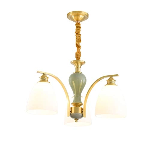 Hanging Light - Copper and glass 92*40cm