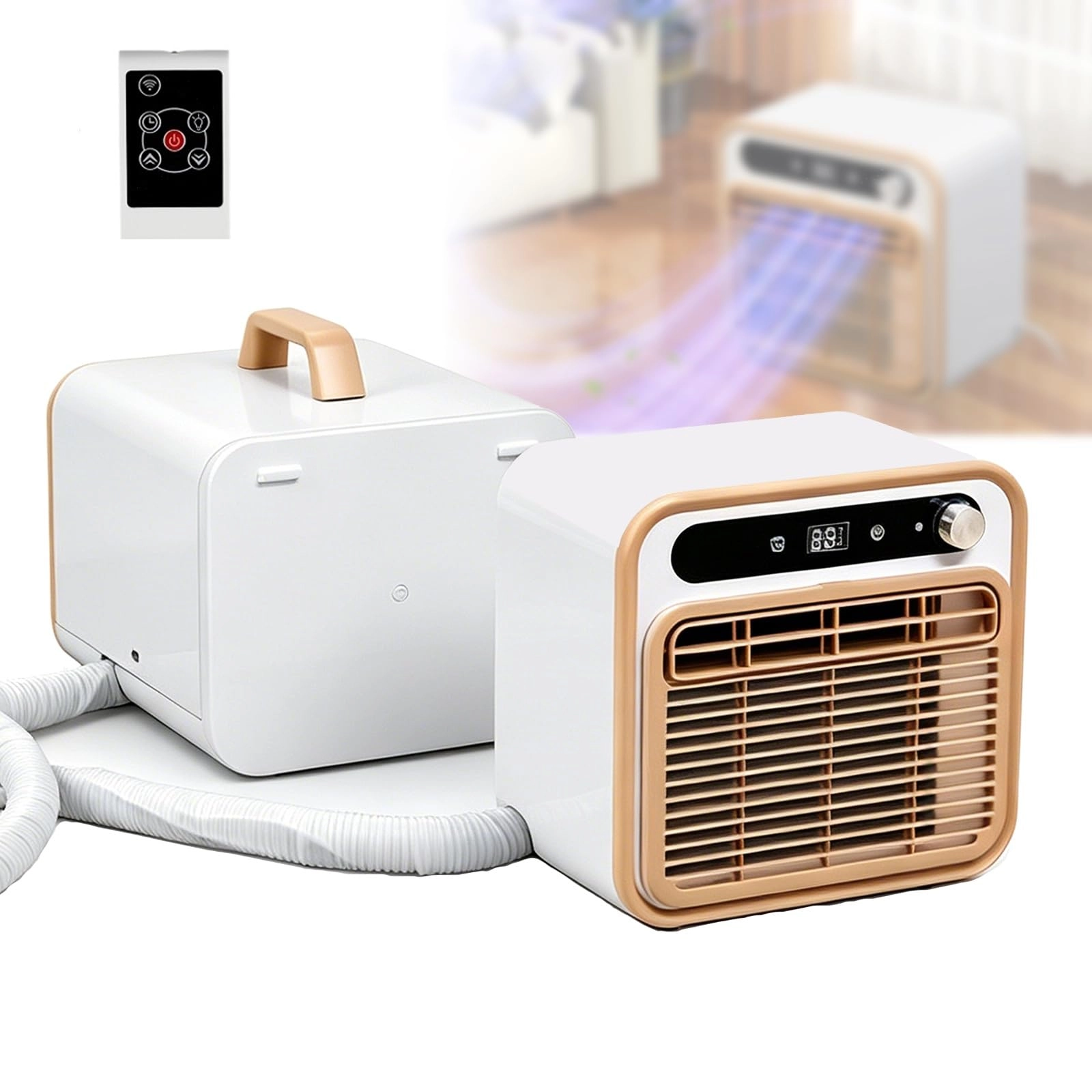 YXYLJOZ Split Portable Air Conditioner - Wi-Fi 1500W