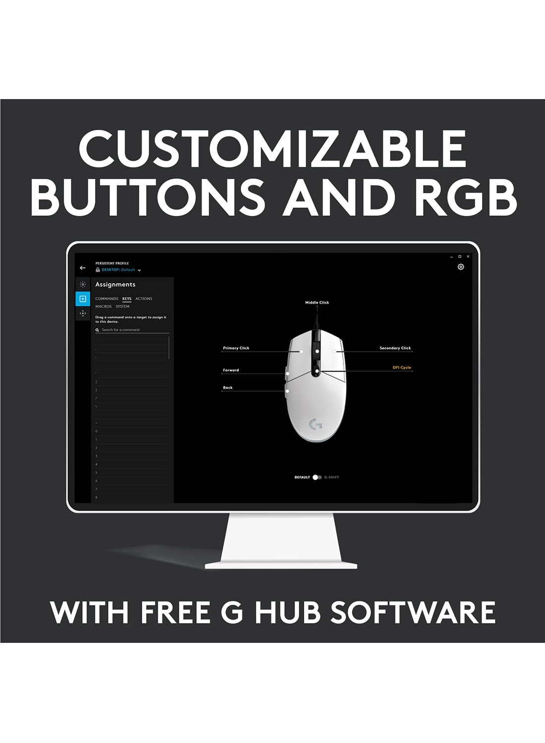 G203 HERO LightSync - USB