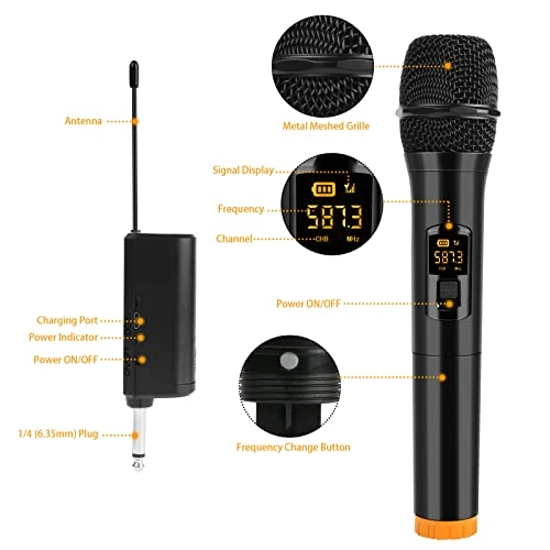 SW-MU-B - 2 handheld wireless microphones