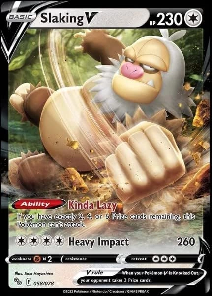Pokémon Slaking V 058/078