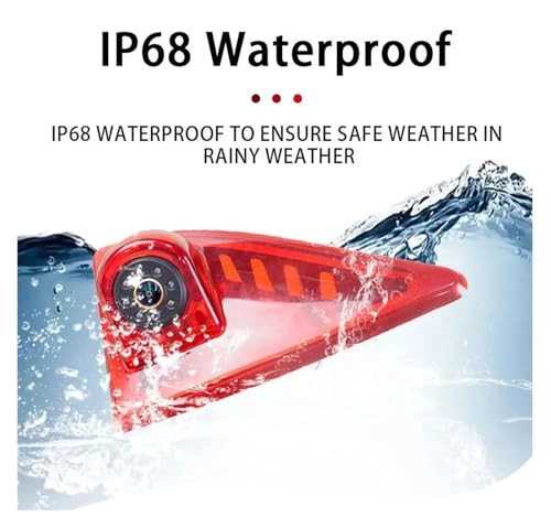 AHD 1080P Gold Lens Brake Light Rear View Reverse Camera - Night vision Wire 1080P