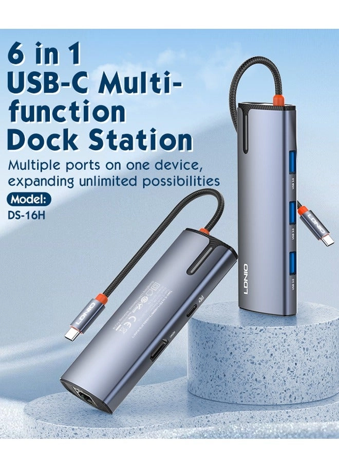 DS-16H - USB Type C MacBook Windows laptops Android tablets iPads