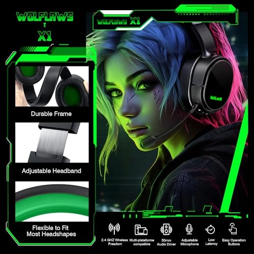 X1 - Wireless Gaming Headset Bluetooth