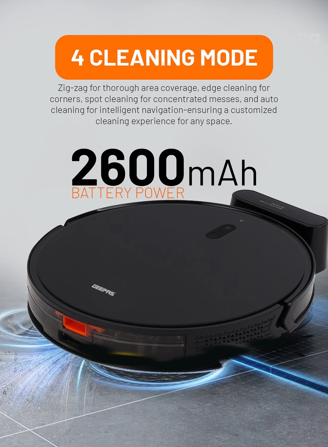 Robot Vacuum Cleaner GRVC19058 - With Mop