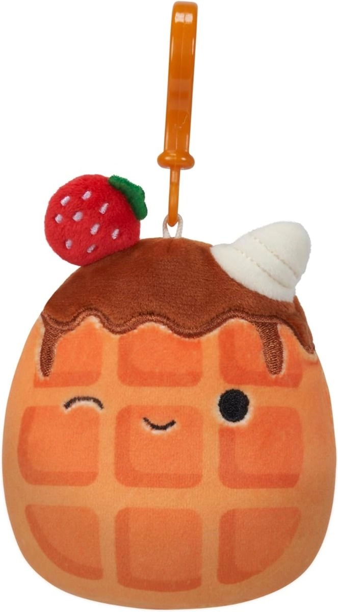 Squishmallows Weaver Waffle Little Plush Clip-On 9.9 cm