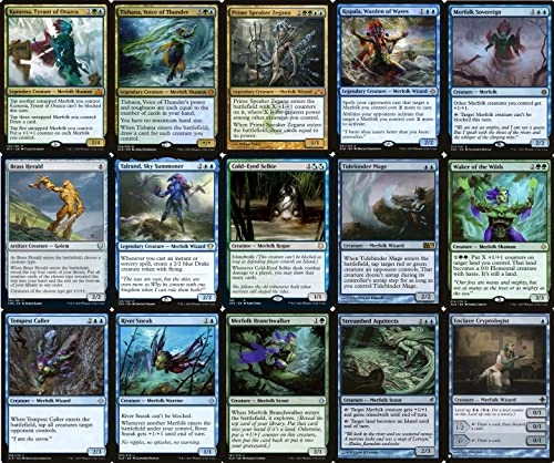 Commander Merfolk - 100 Card Elite Blue/Green