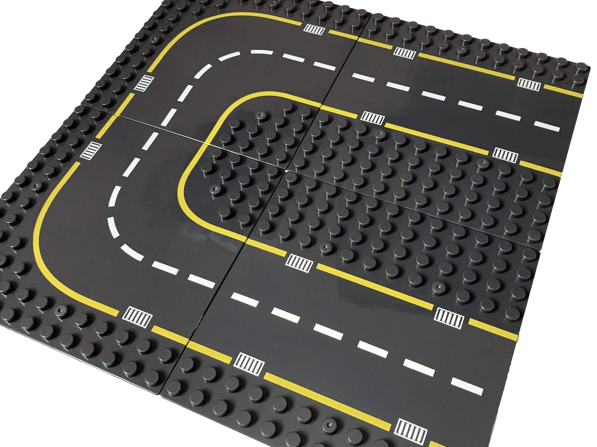 Large Building Block Base Plates - 4 pcs Building Blocks