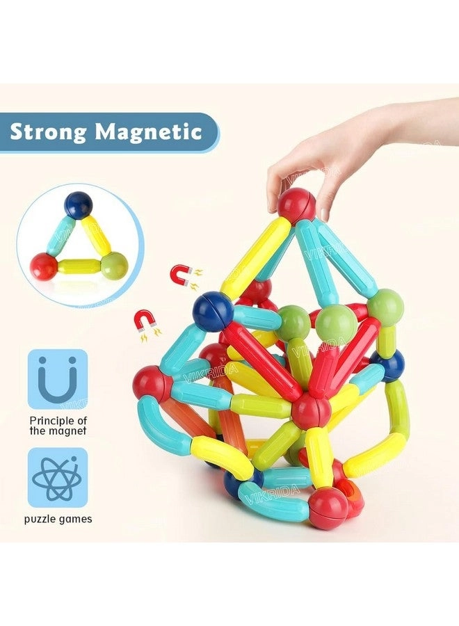 Magnetic Sticks - Construction 52 pcs