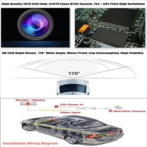 Car Backup Camera - Wired