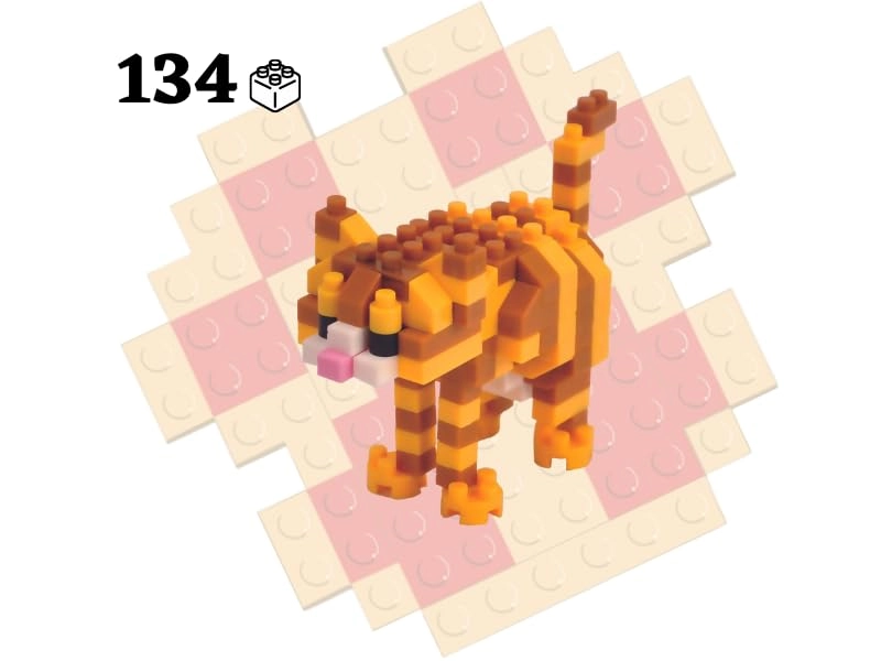 Tabby Cat - 134 pcs