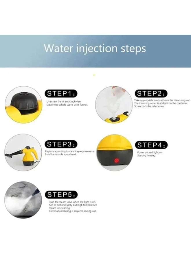 Portable Handheld Steam Cleaner - 3.0bar 350ml