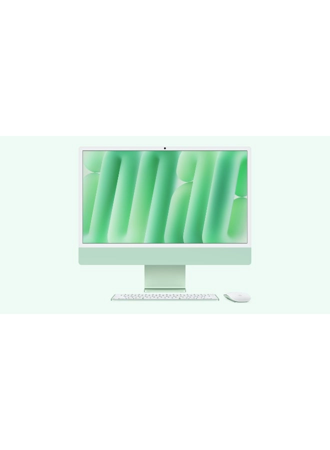 iMac 24-inch M4 8-core CPU and 8-core GPU, 16GB, 256GB SSD - Green