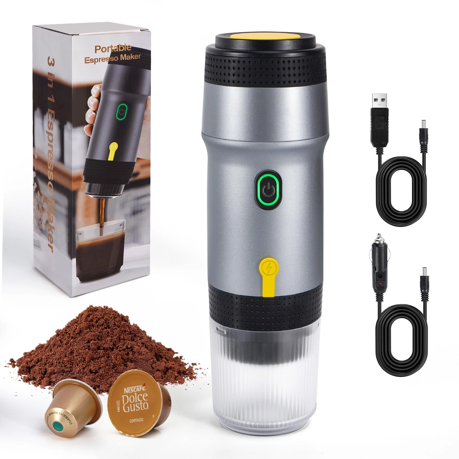 Lama Electric Espresso Machine - ground coffee coffee capsules