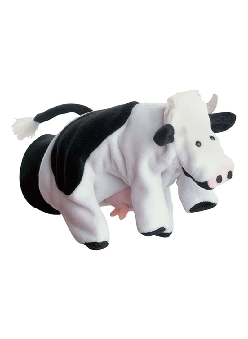 COLOR LAND CHILDRENS TOYS CENTER LLC Cow Plush Hand Puppet