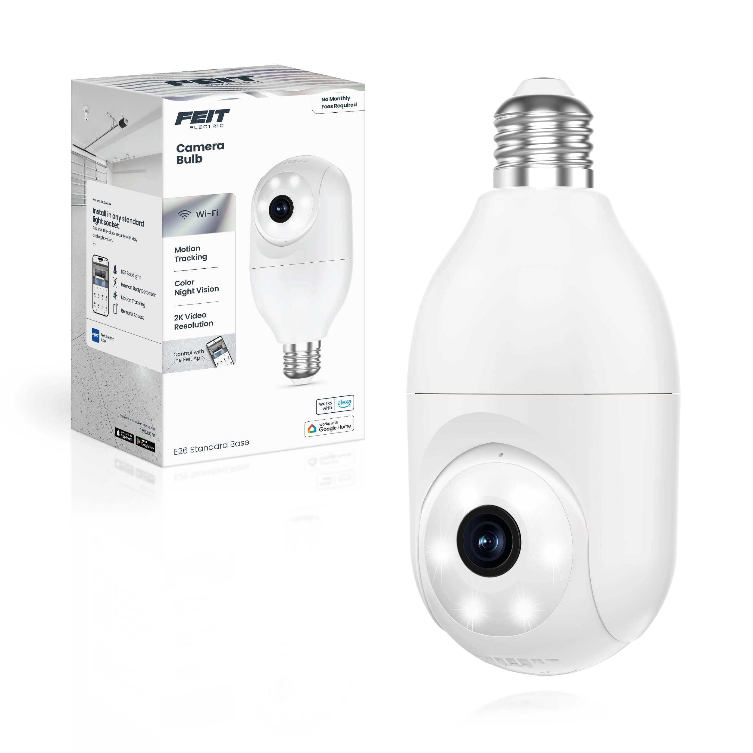 Feit Electric Bulb Camera 2K