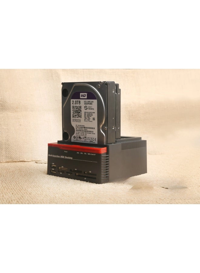 Dual-disk USB 3.0 Hard Disk Base