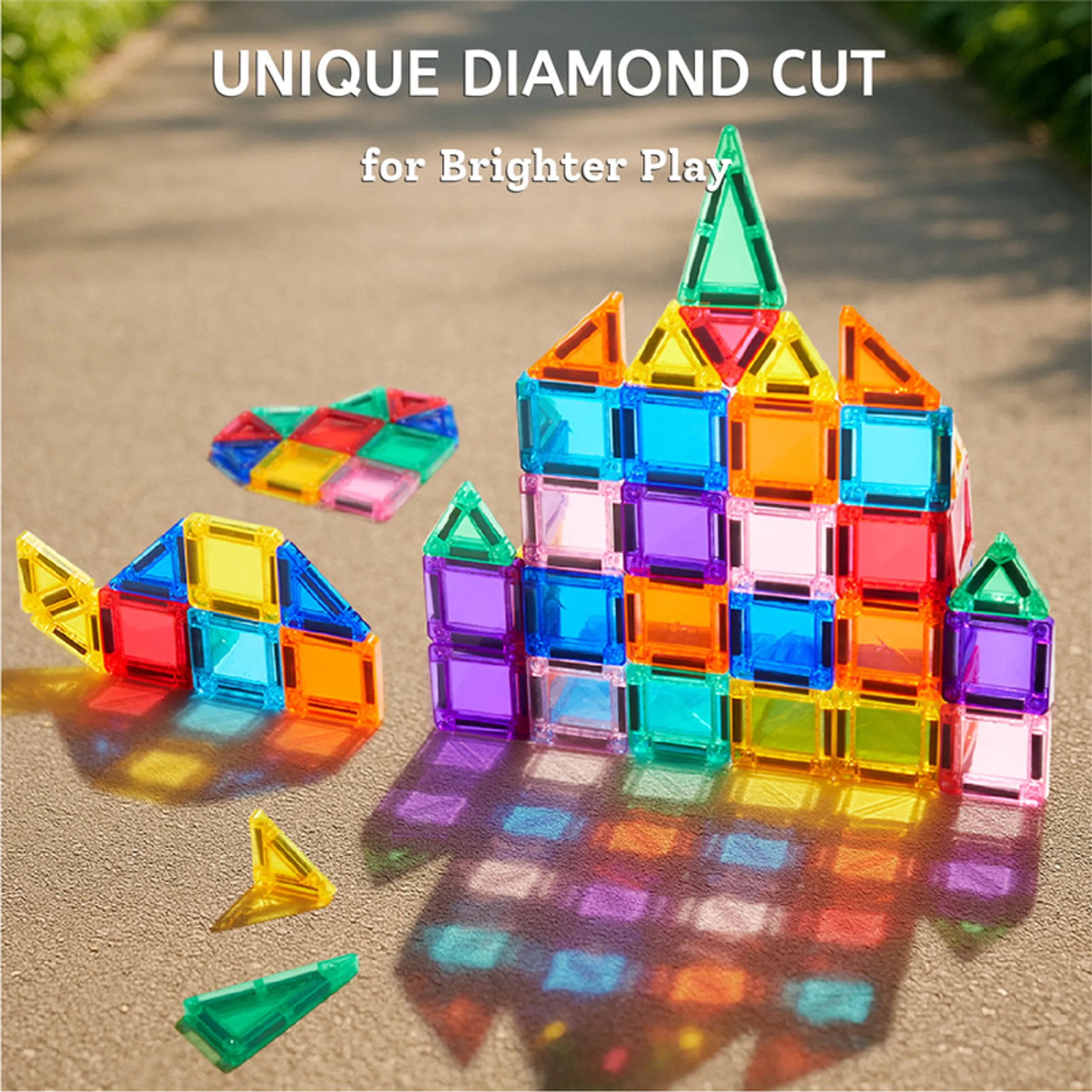 Mini Magnetic Tiles - 42 pcs