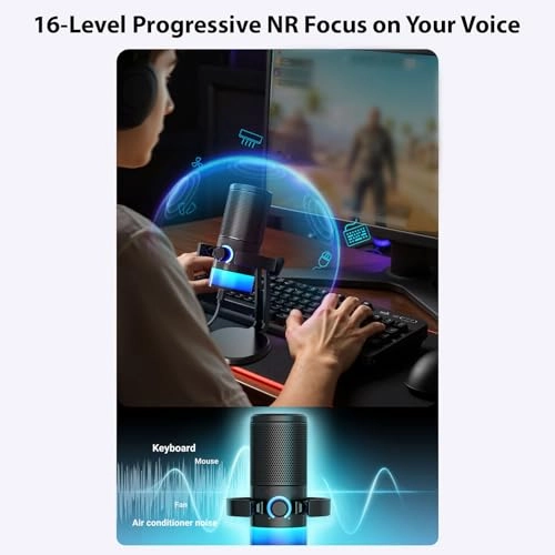 Luocugvey076uik USB+3.5mm-Mini-Jack Microphone