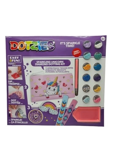 Dotzies Diamond Dotting Kit - Sparkling Unicorn 5 pieces