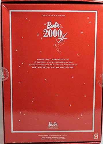 Barbie 2000 Collector Edition - Plastic Red Silver Ages 15+