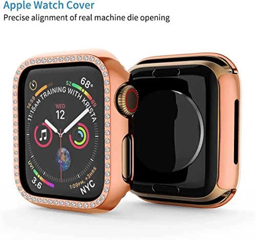 Full Body Case for Series 4 - Scratch Resistant Rose Gold Polycarbonate 2-Pack