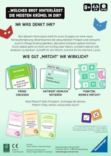 Match Me If You Can - Gesellschaftsspiel & Brettspiel (German)