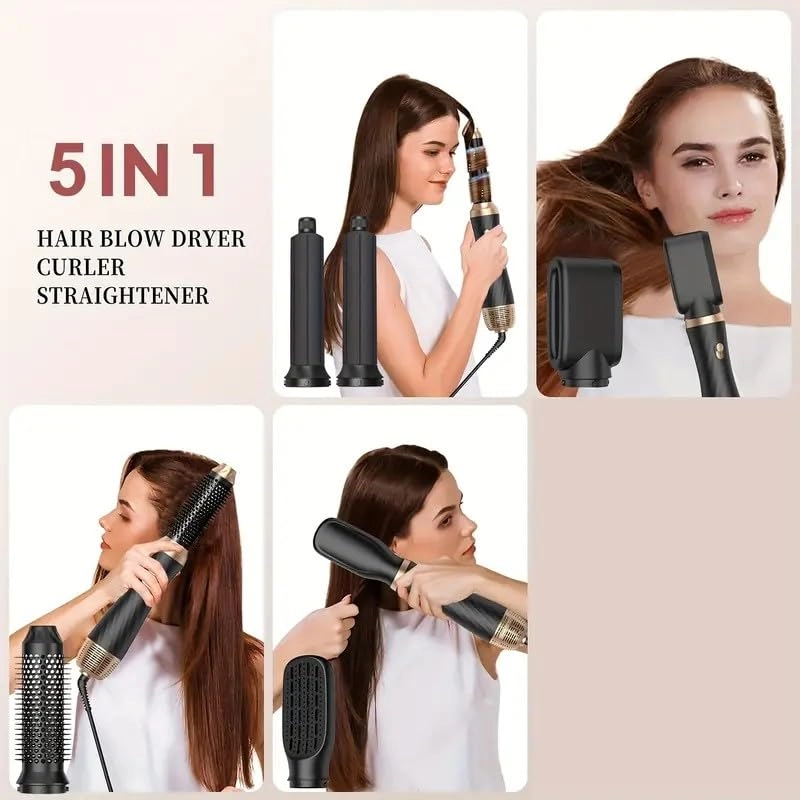 Air Styler - 6 in 1 Negative Ionic 3 Heat Settings